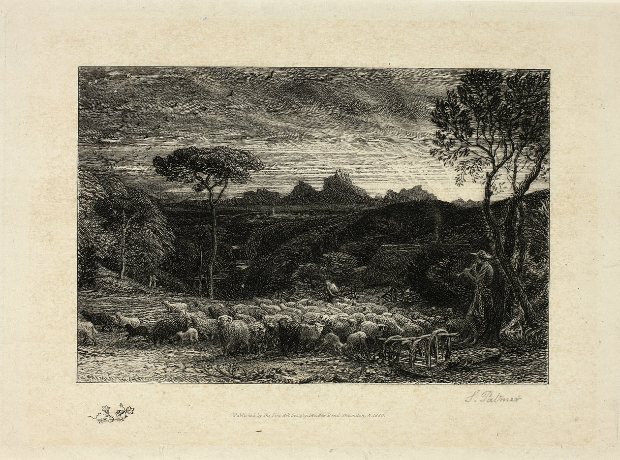 Apertura della piega da Samuel Palmer