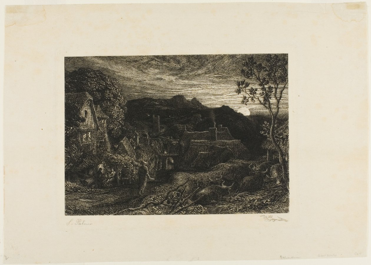 Il campanaro da Samuel Palmer