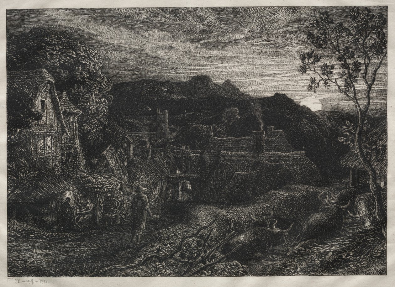 Il banditore, 1879 da Samuel Palmer