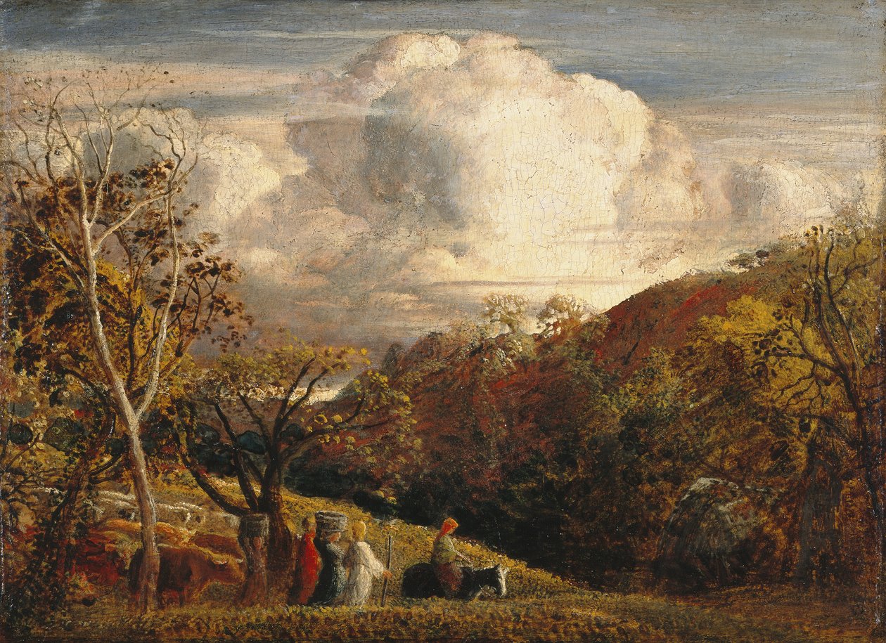 La nuvola luminosa da Samuel Palmer