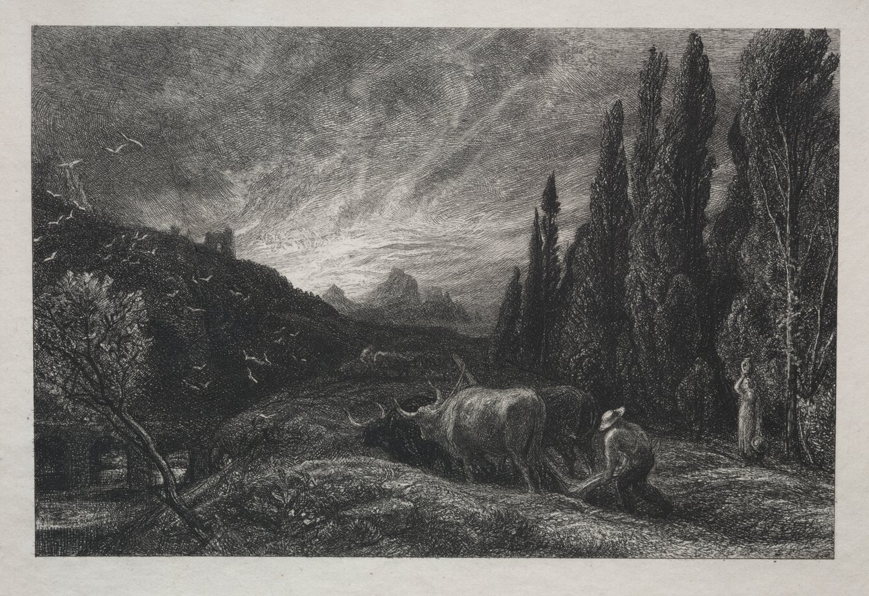 Il primo aratore da Samuel Palmer