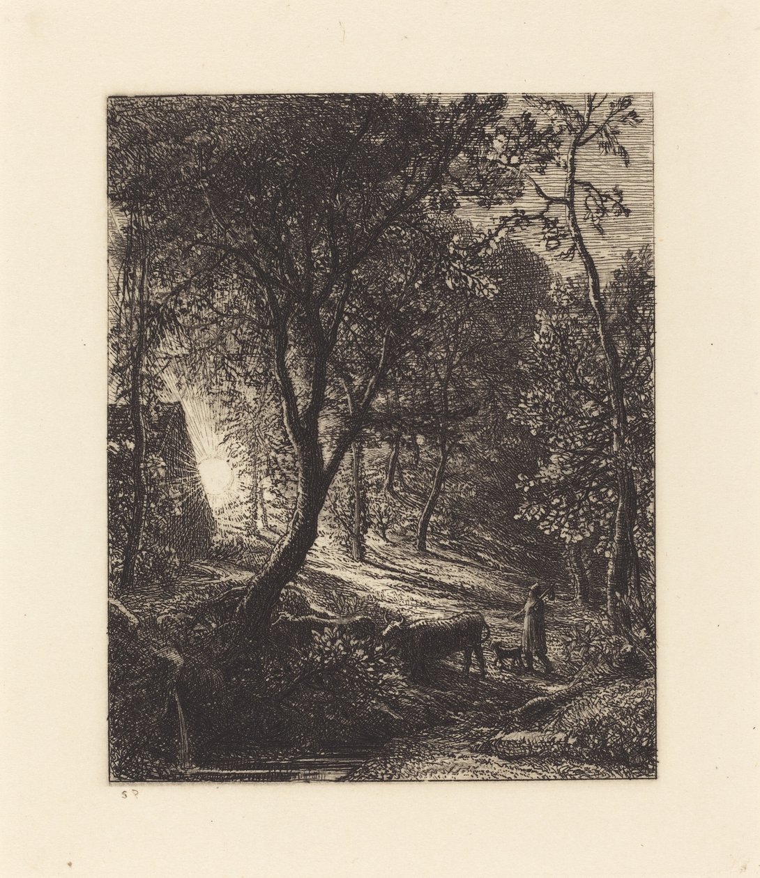 Il cottage del pastore da Samuel Palmer