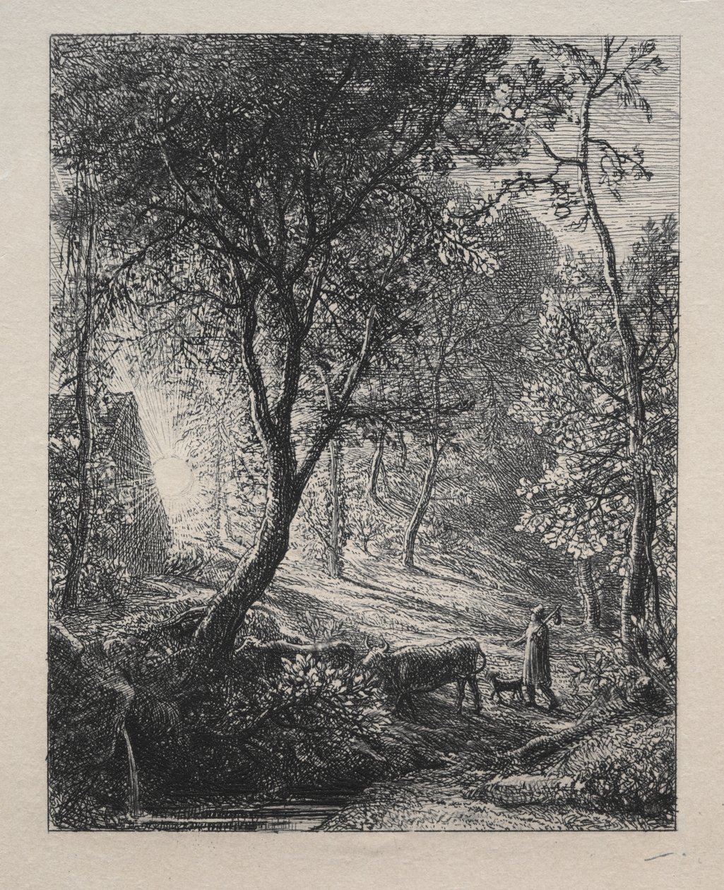 Il cottage del pastore da Samuel Palmer