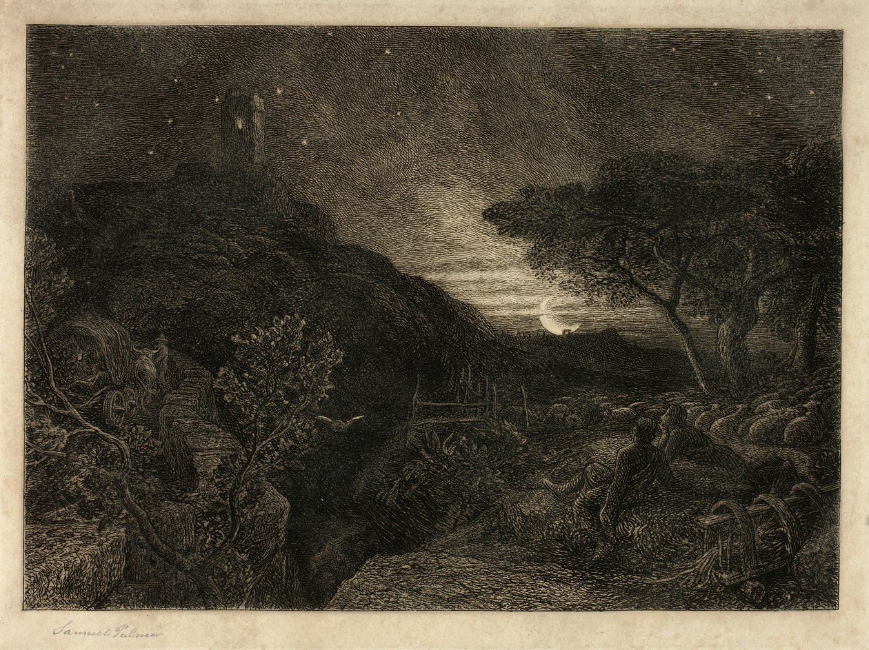 La Torre Solitaria da Samuel Palmer