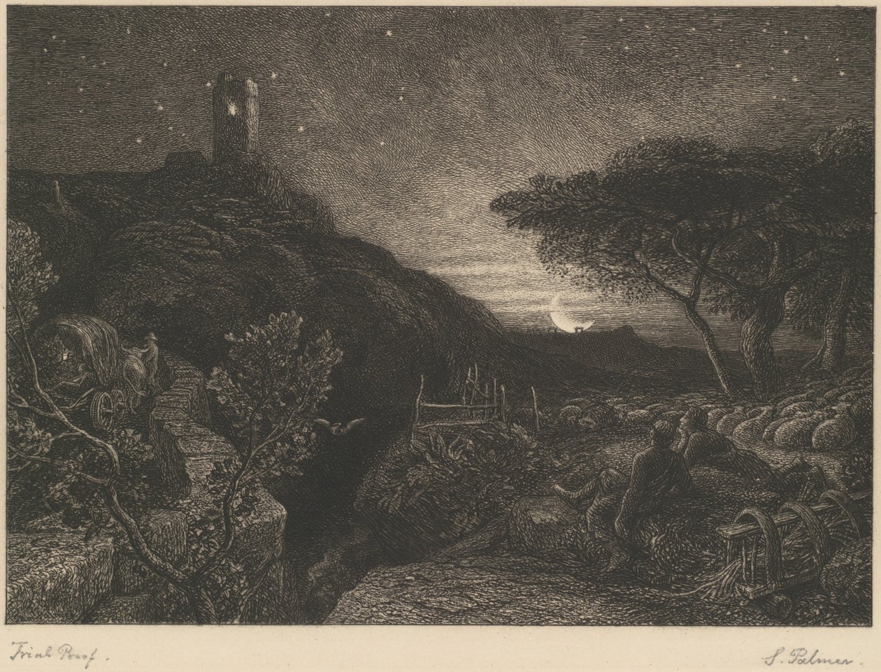 La torre solitaria da Samuel Palmer