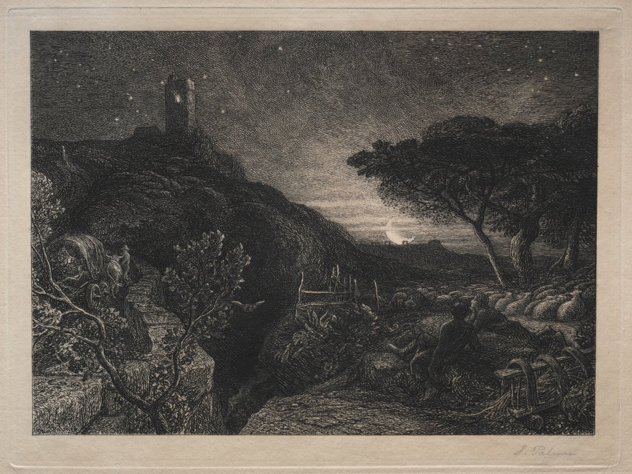 La torre solitaria da Samuel Palmer
