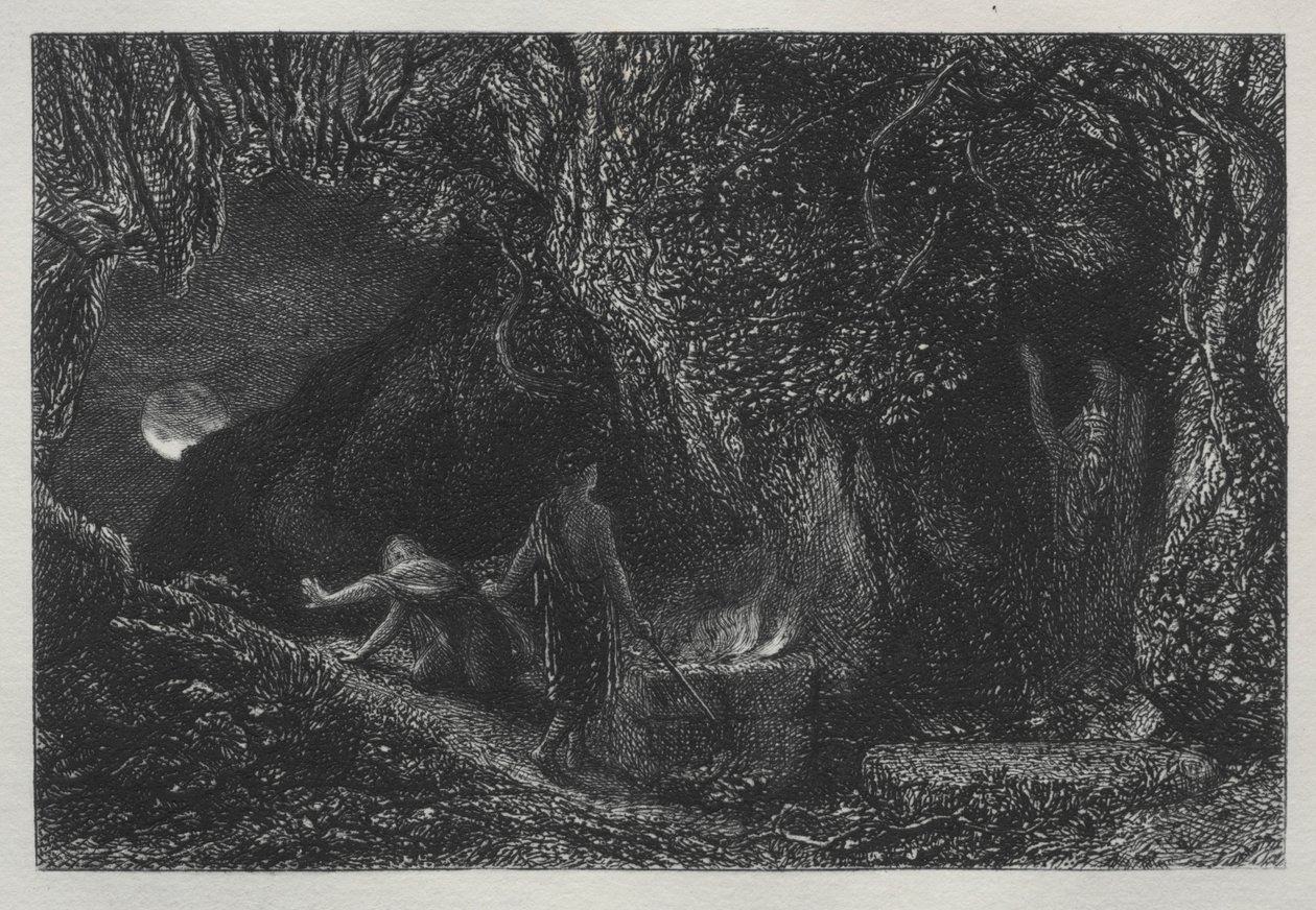 Il sepolcro, 1883 da Samuel Palmer