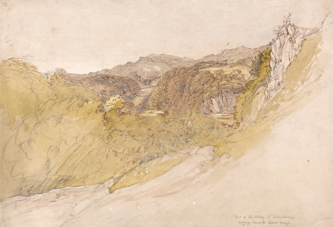 La valle di Dolwyddelan da Samuel Palmer