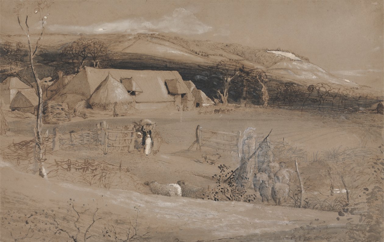 La valle della visione da Samuel Palmer