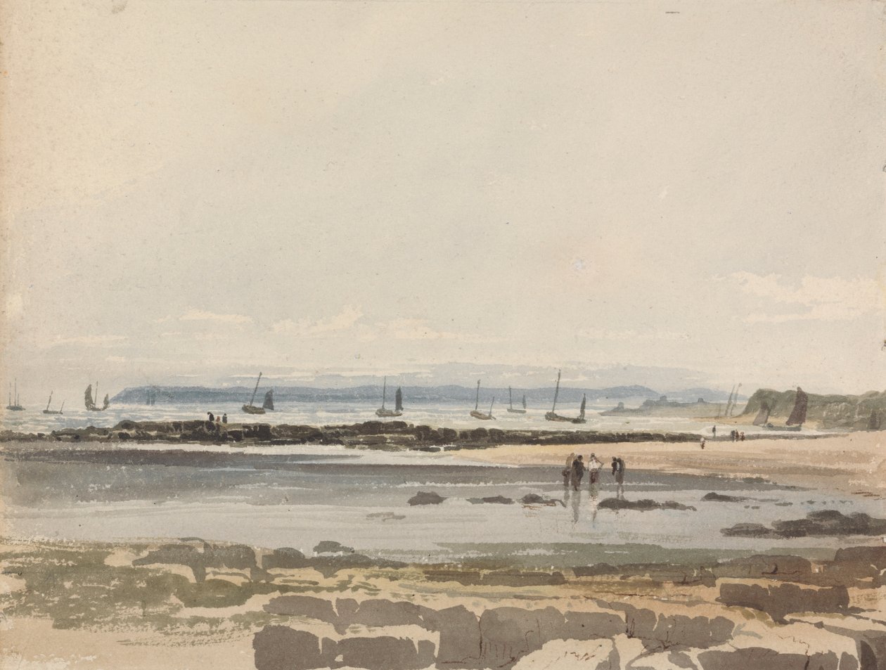 Scena di Spiaggia da Samuel Prout
