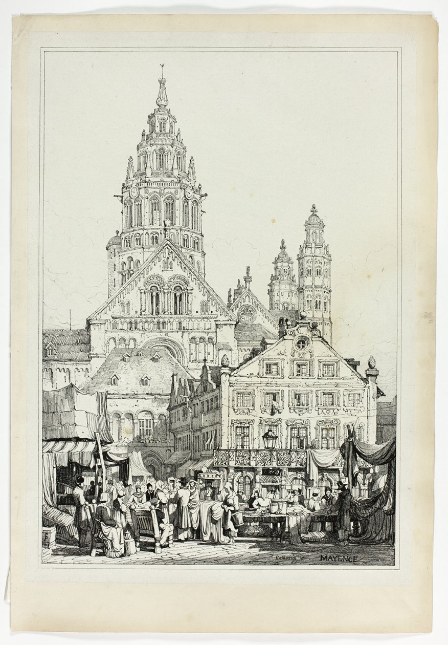 Cattedrale di Magonza da Samuel Prout