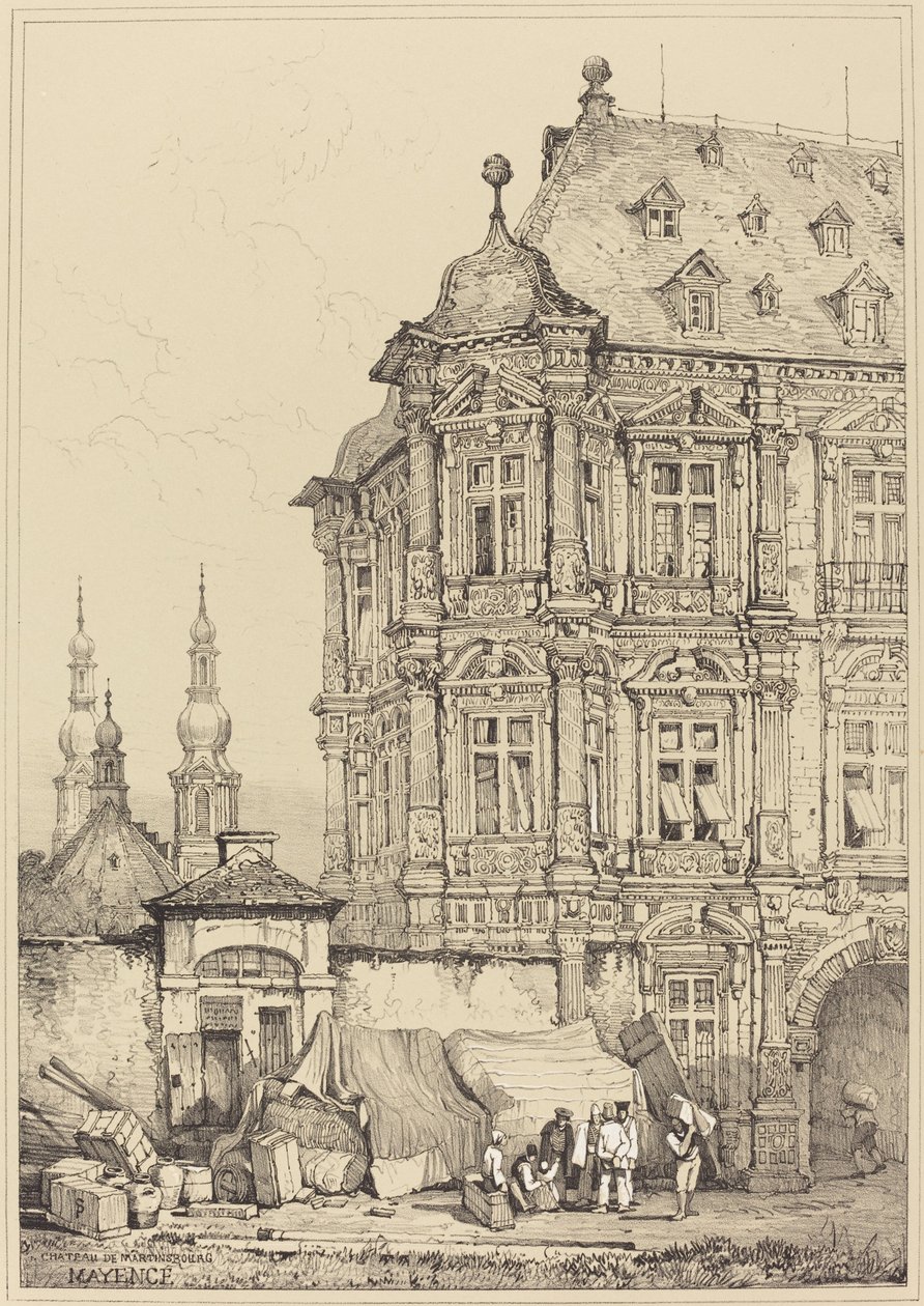 Castello di Martinsbourg, Magonza da Samuel Prout