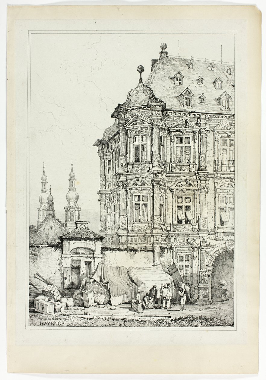 Castello di Martinsbourg, Magonza da Samuel Prout