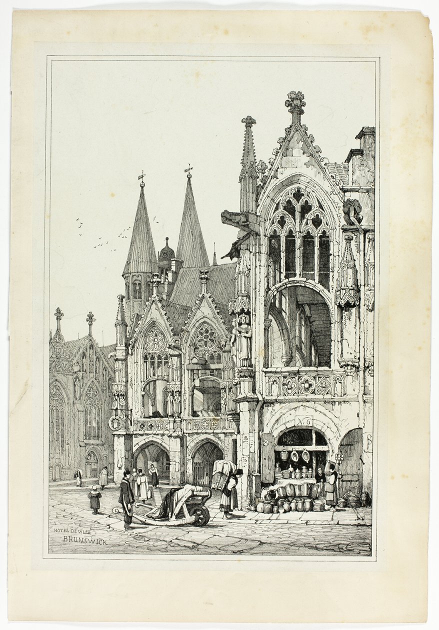 Hotel de Ville, Brunswick da Samuel Prout