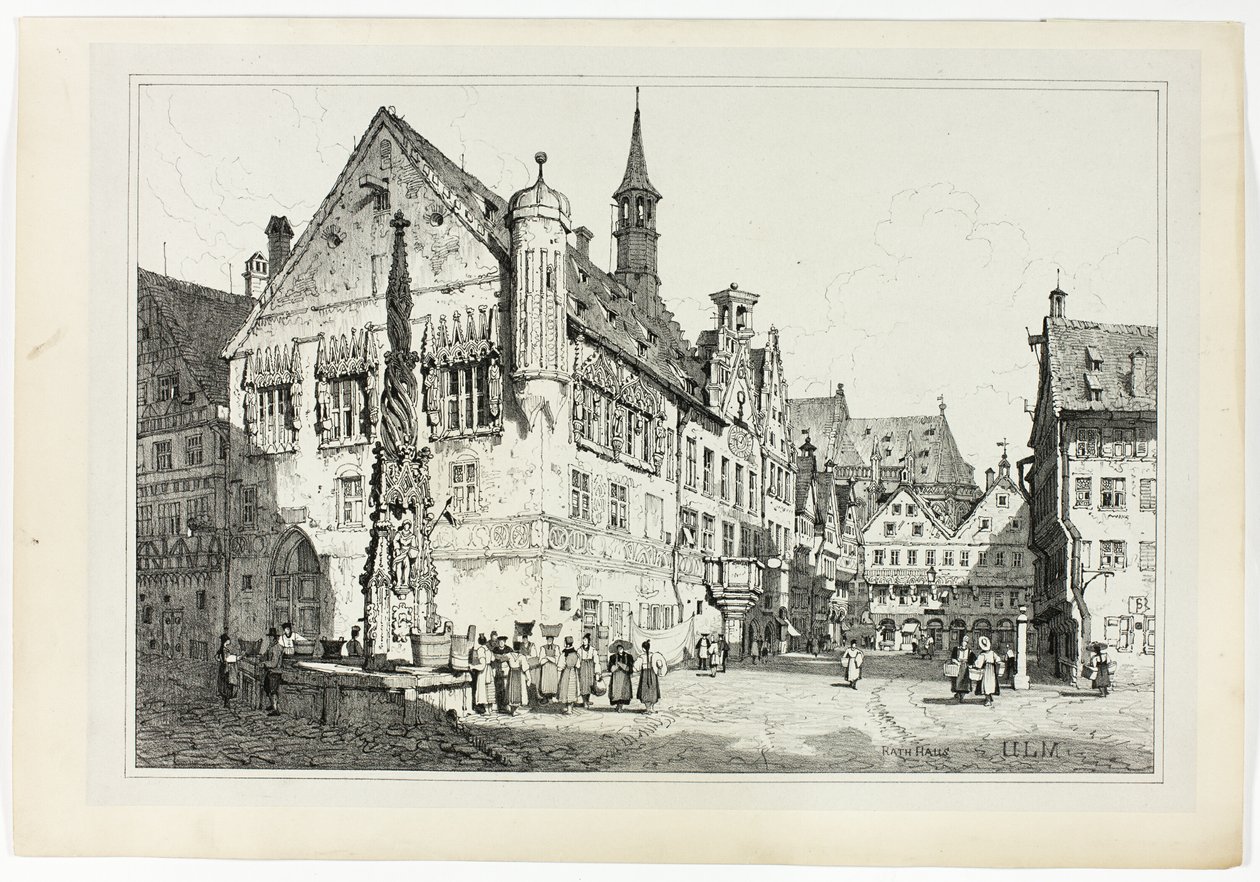 Rath Haus, Ulm da Samuel Prout