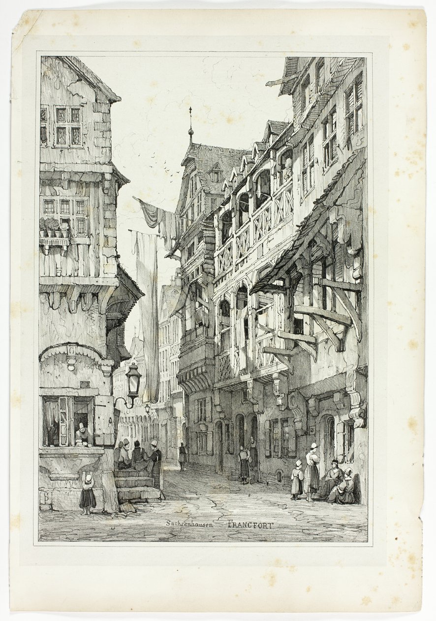 Sachsenhausen Francoforte da Samuel Prout