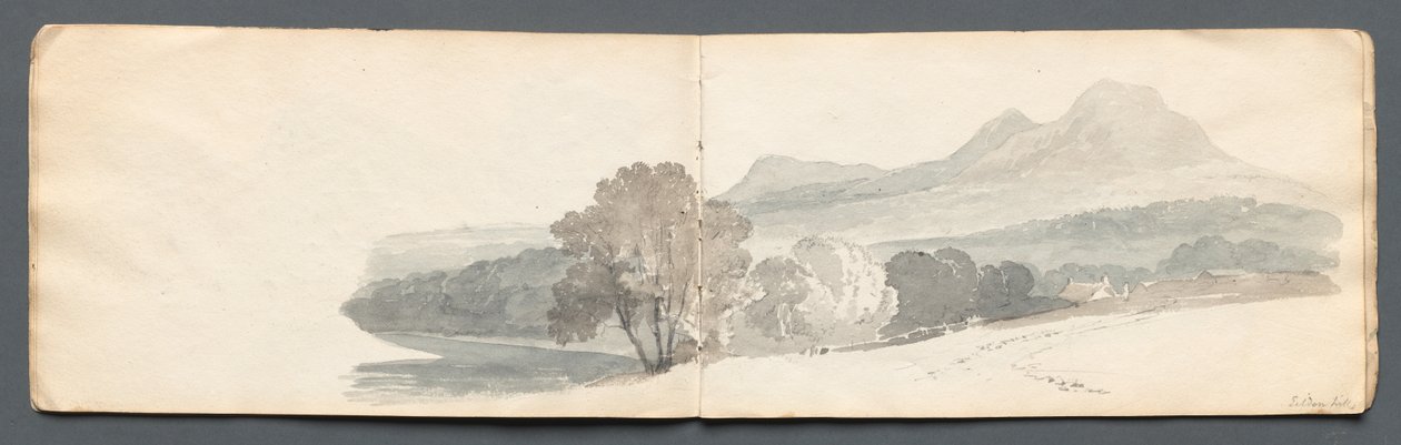 Taccuino: Colline di Eildon da Samuel Prout