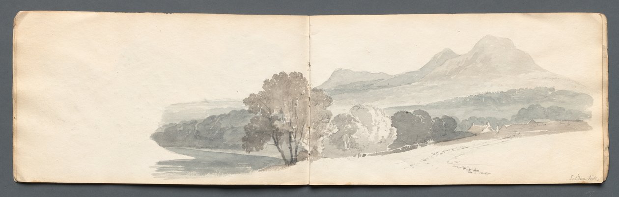 Taccuino: Colline di Eildon da Samuel Prout