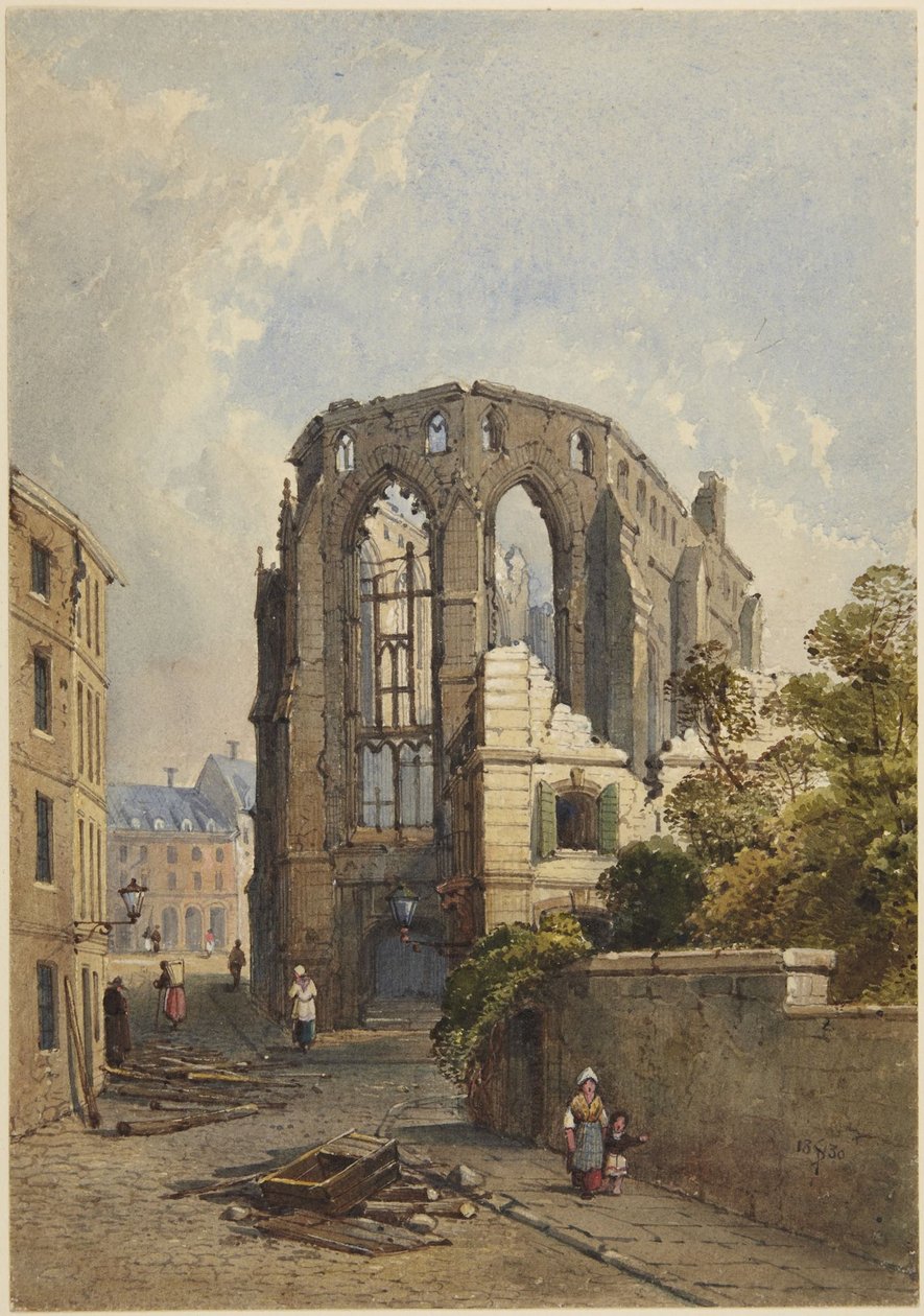 La biblioteca di Strasburgo dopo la guerra da Samuel Prout