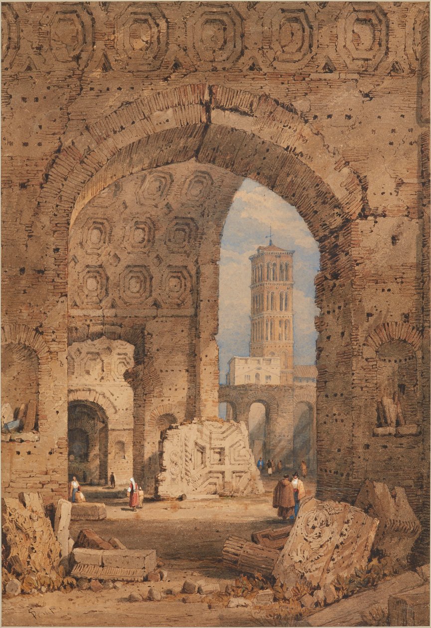Tempio della Pace, Foro Romano da Samuel Prout