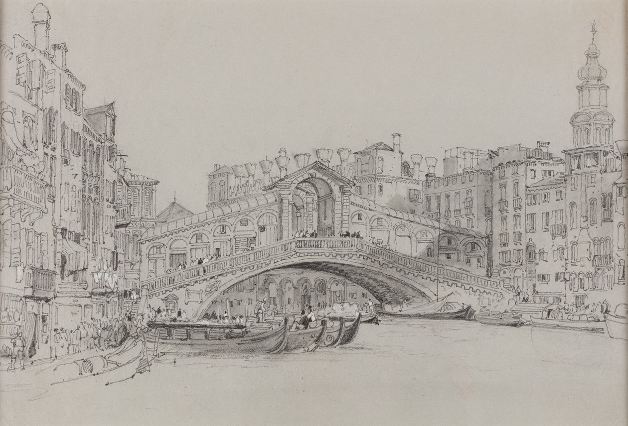 Il Rialto, Venezia da Samuel Prout