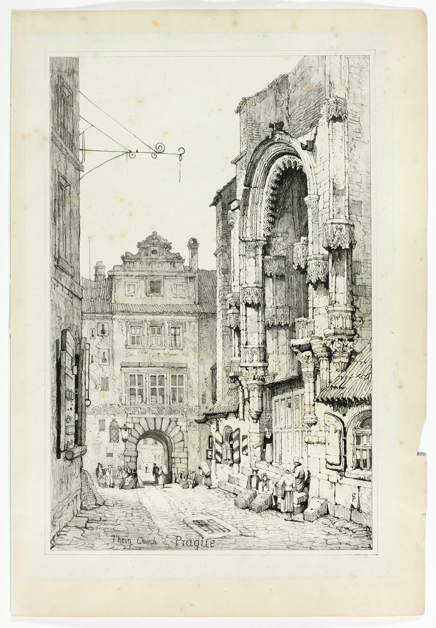 Chiesa di Týn, Praga da Samuel Prout