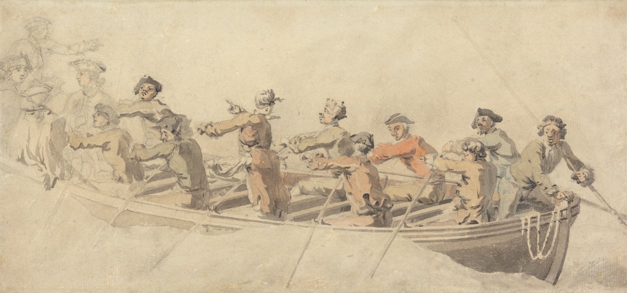 Barca di una nave da Samuel Scott