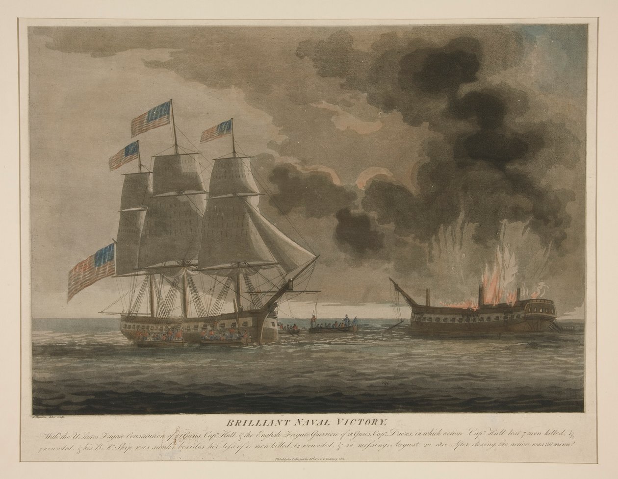Brillante Vittoria Navale, Constitution e Guerrière da Samuel Seymour