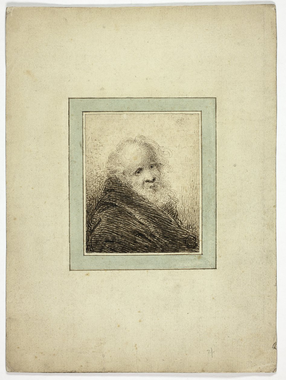 Busto di uomo anziano da Samuel Shelley