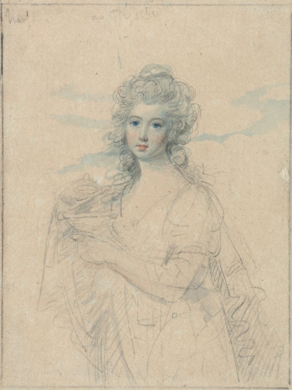 Ritratto di una giovane donna come Psiche da Samuel Shelley