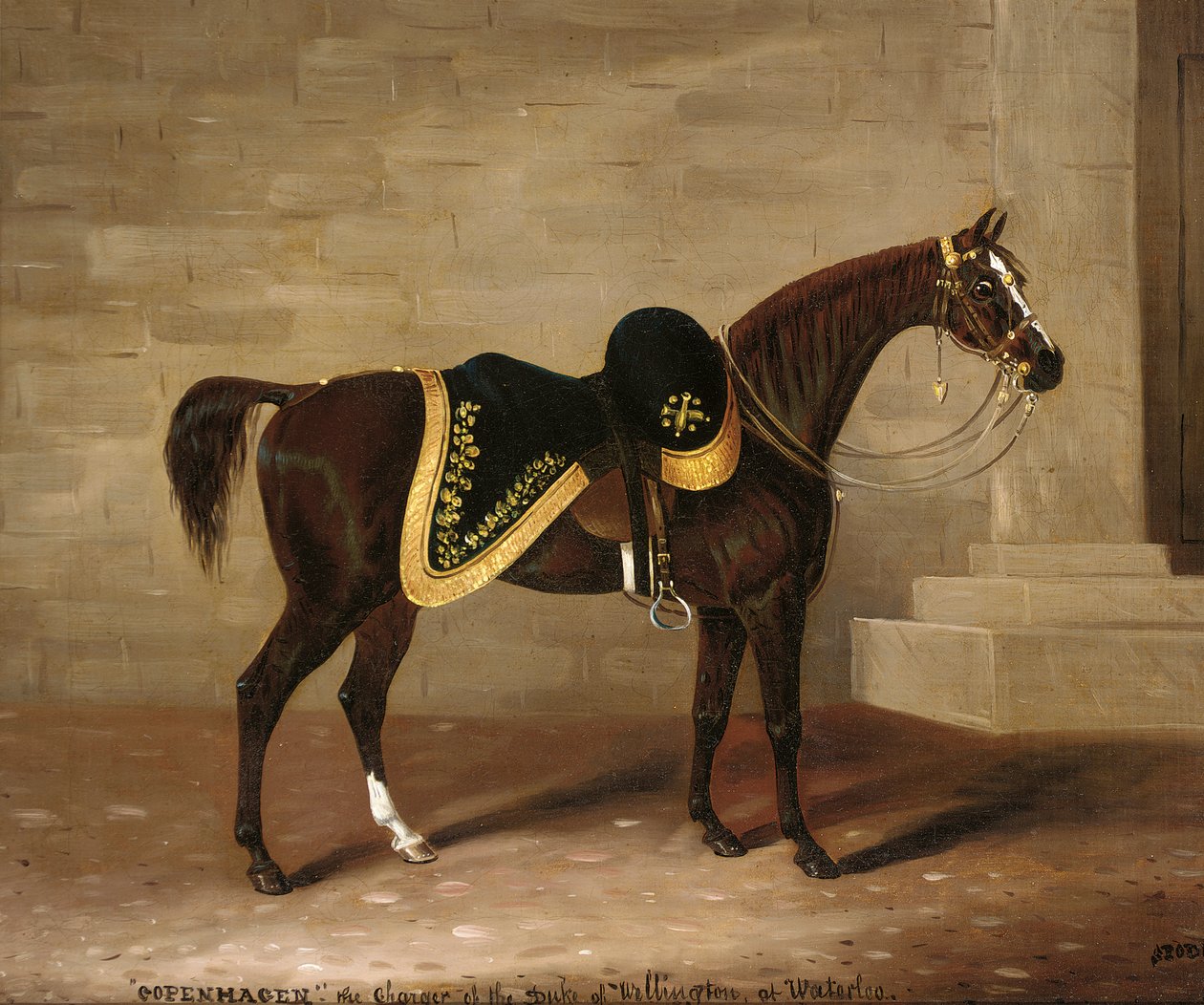 Copenhagen, il cavallo del Duca di Wellington a Waterloo da Samuel Spode