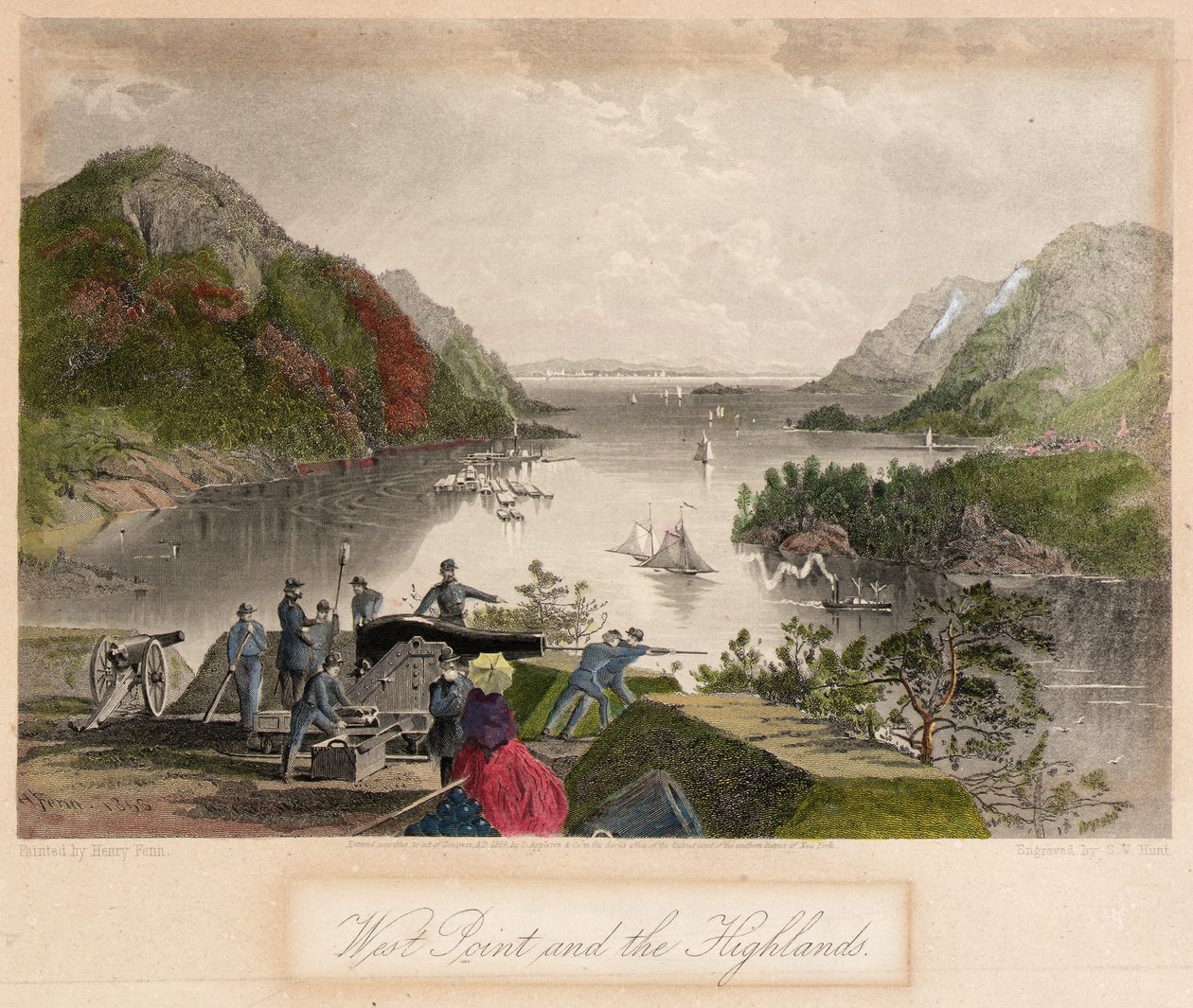 West Point e le Highlands da Samuel Valentine Hunt