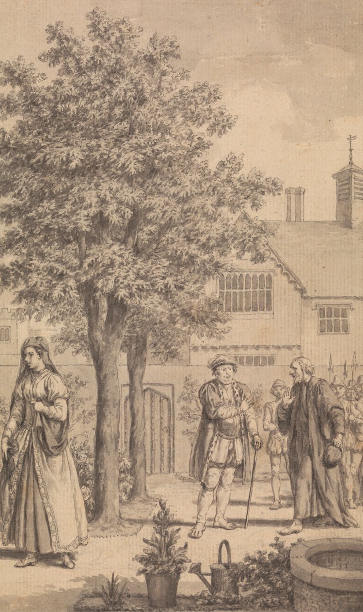 Caterina Parr, Enrico VIII e Vescovo Gardner da Samuel Wale