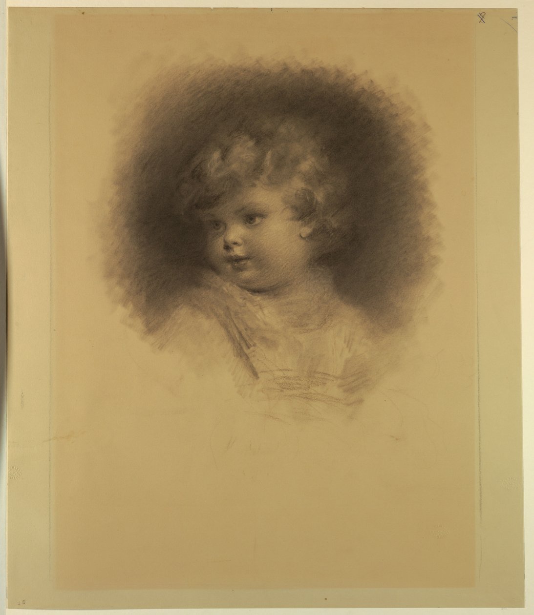 Ritratto di un bambino da Samuel Worcester Rowse