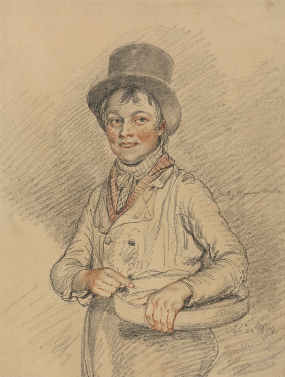 Un Ragazzo con un Cesto da Samuel de Wilde