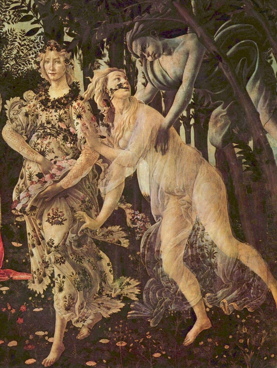 Clori e Zefiro da Sandro Botticelli