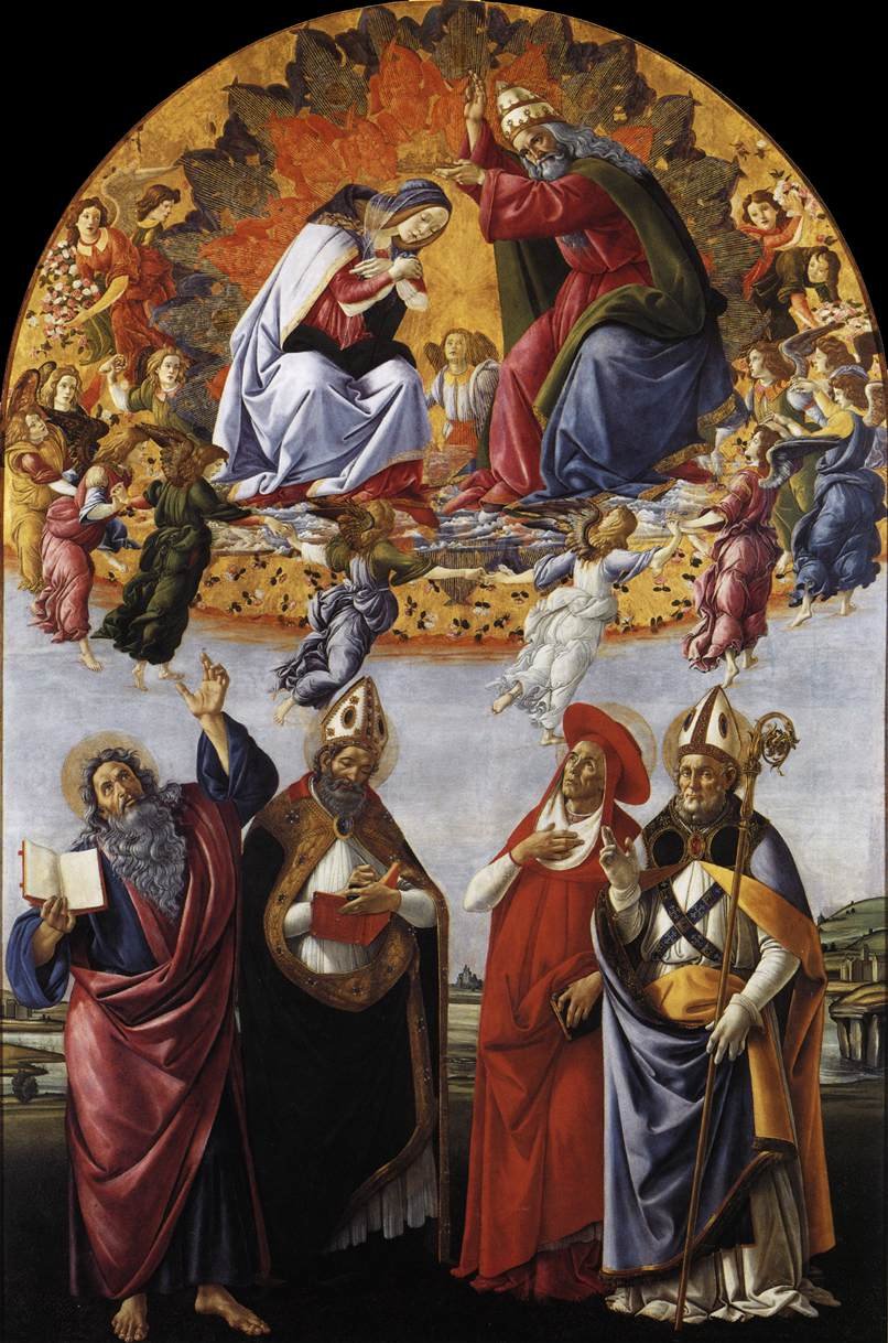 Incoronazione della Vergine da Sandro Botticelli