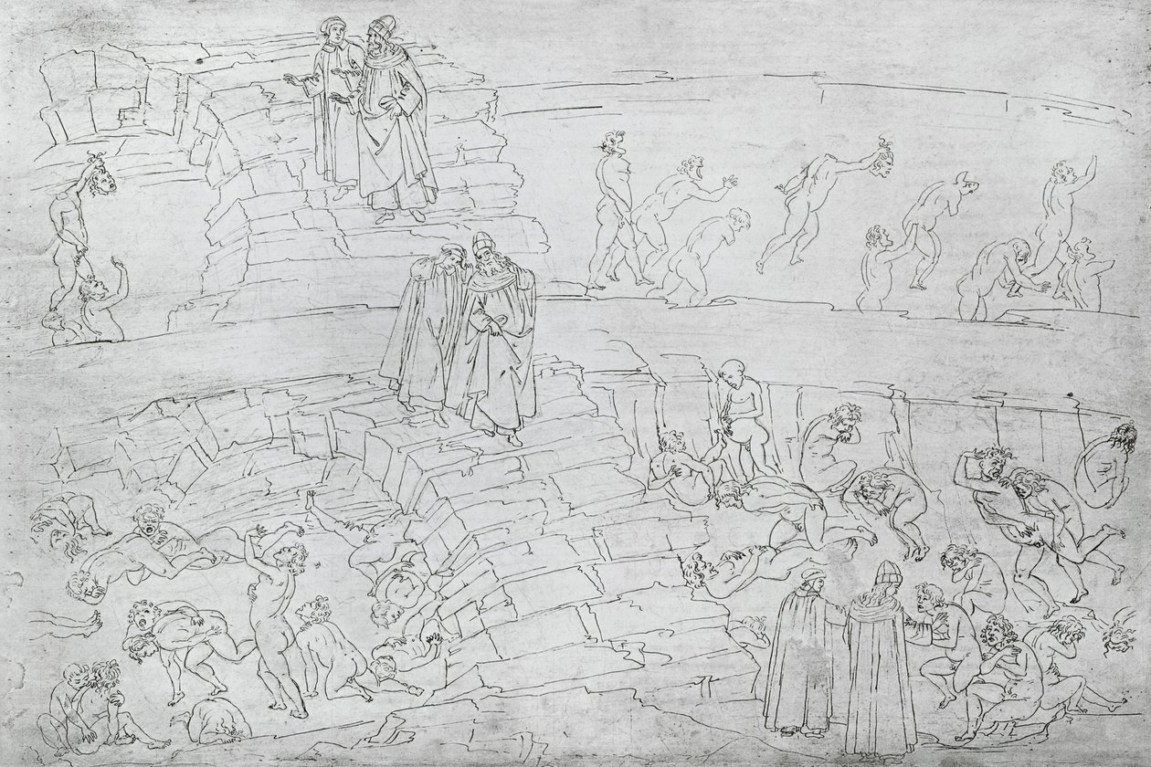 Dante e Virgilio (70-19 a.C.) da 