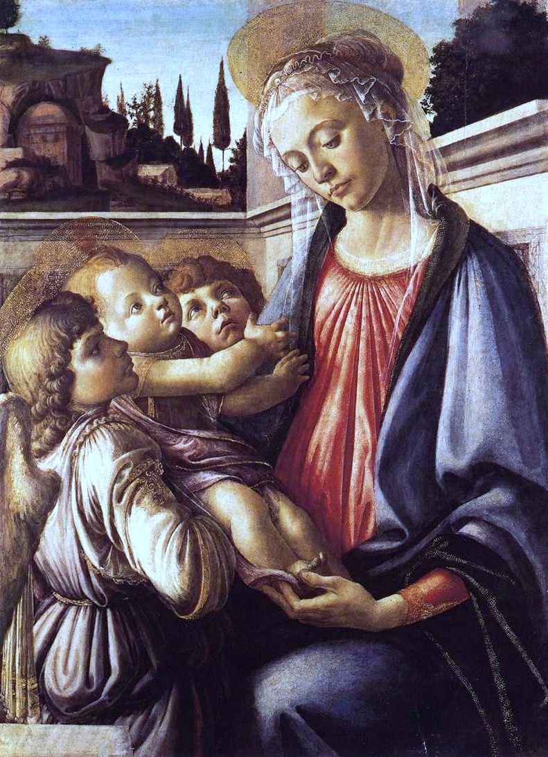 Madonna col Bambino e Due Angeli da Sandro Botticelli