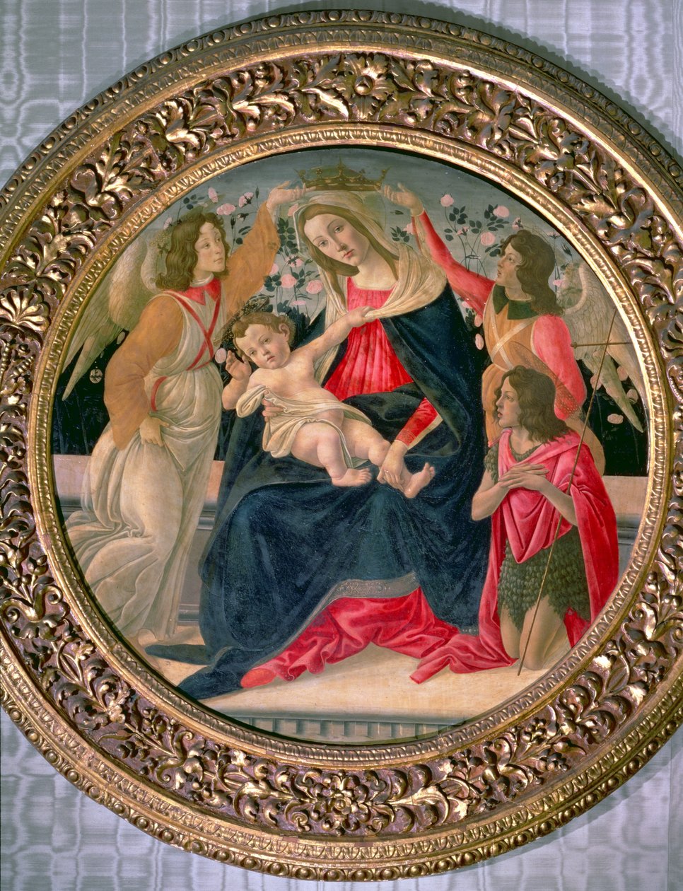 Madonna col Bambino con angeli e San Giovanni da Sandro Botticelli