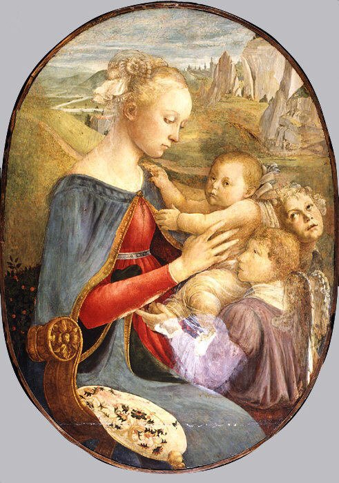 Madonna con bambino e due angeli da Sandro Botticelli