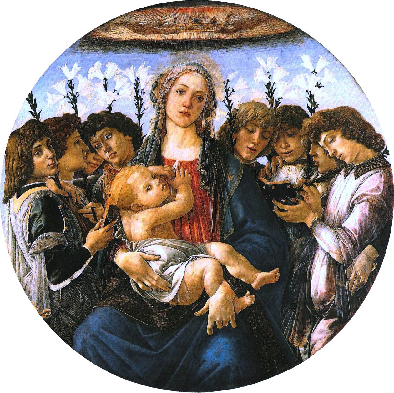 Madonna col Bambino e Angeli Cantanti da Sandro Botticelli