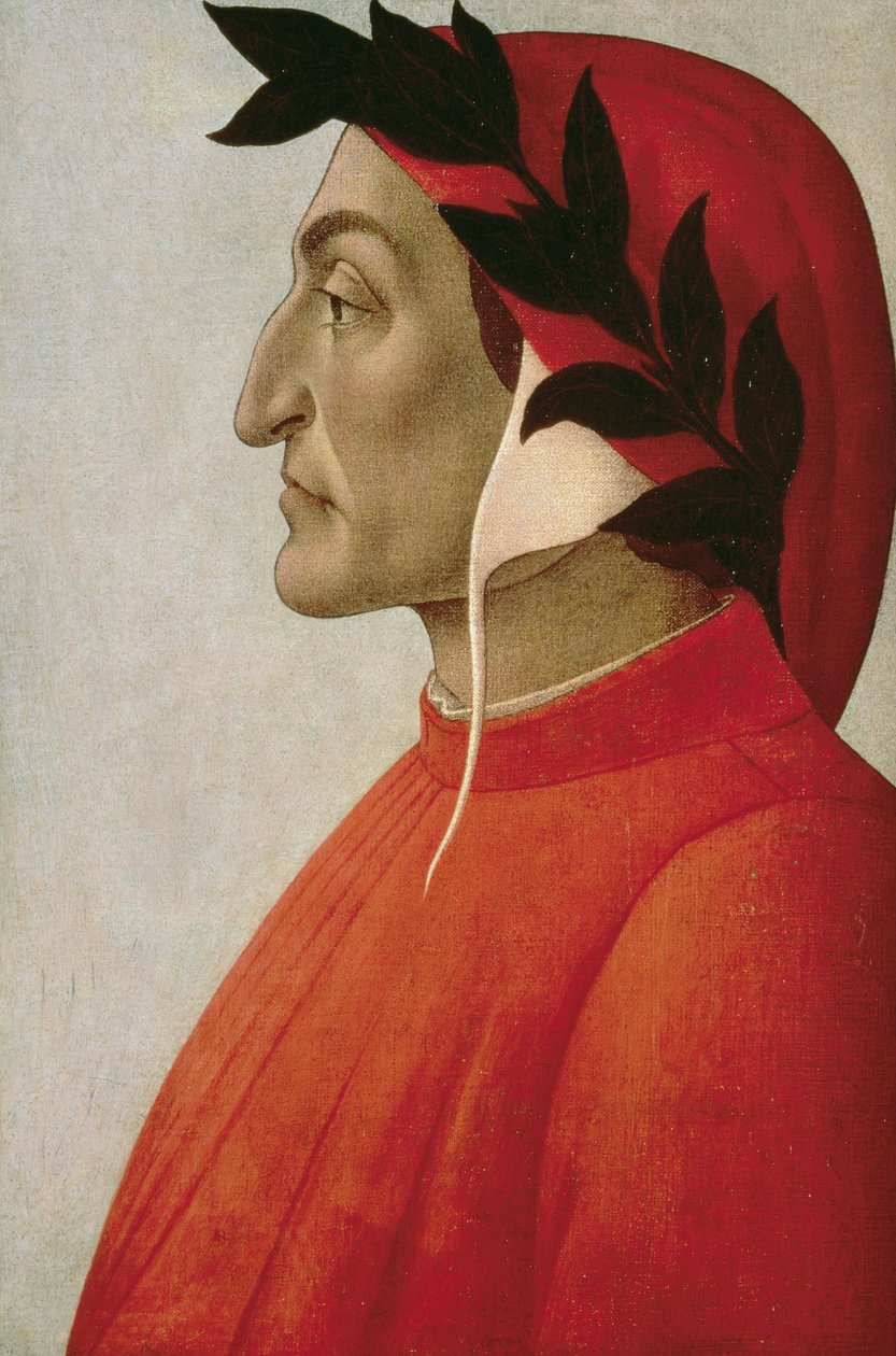 Ritratto di Dante da Sandro Botticelli