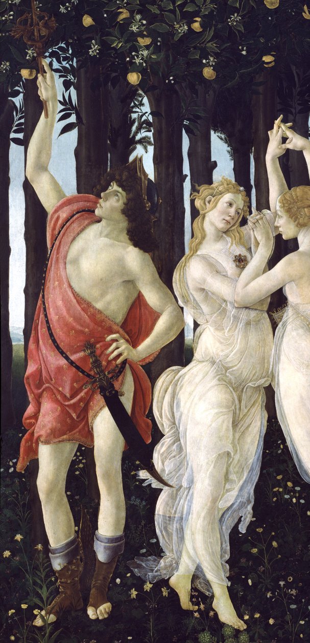 Primavera, c.1478 (dettaglio) da Sandro Botticelli