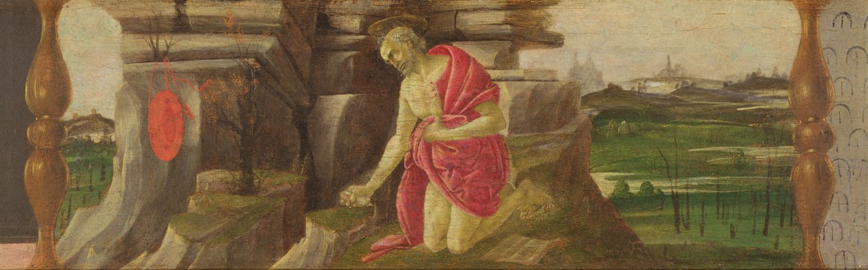 San Girolamo in penitenza, pannello predella dall
