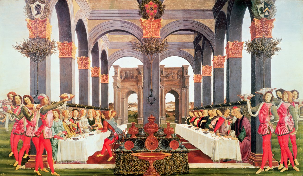 Il Banchetto di Nozze da Sandro Botticelli