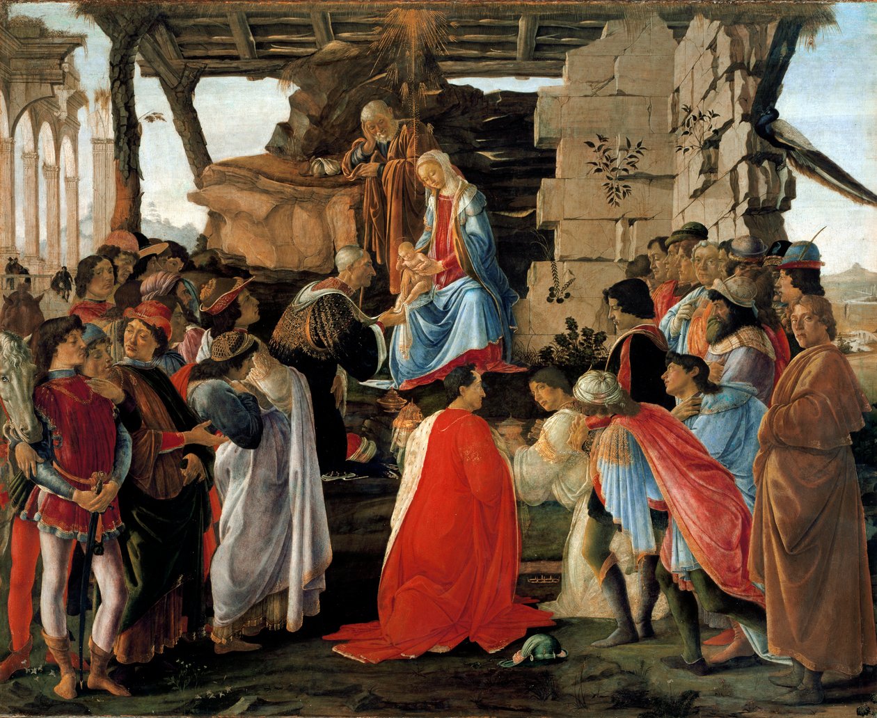 Adorazione dei Magi, 1475 circa (tempera su tavola) da Sandro (1444/5 1510) Botticelli