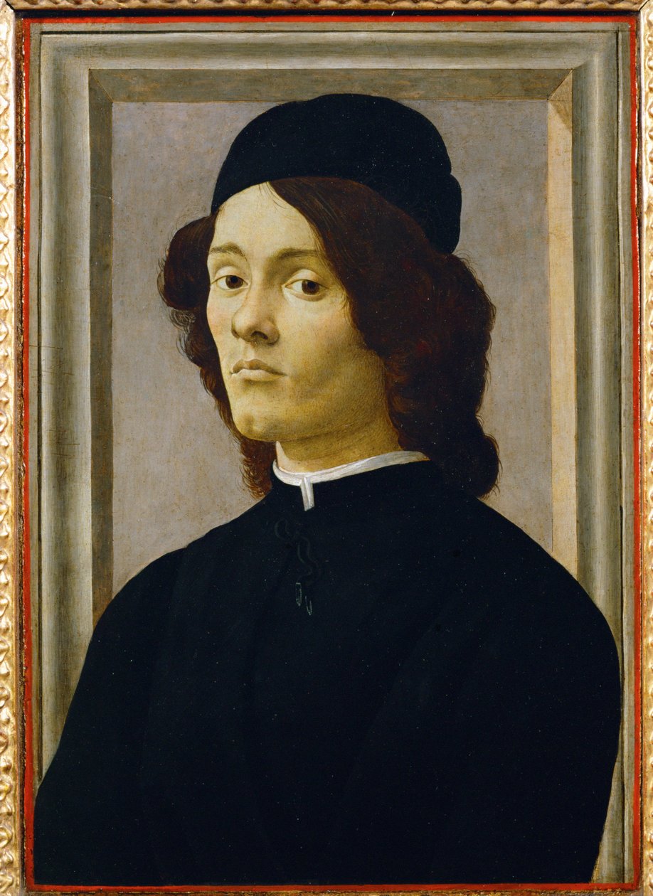 Ritratto di un giovane uomo ... da Sandro (1444/5-1510) Botticelli