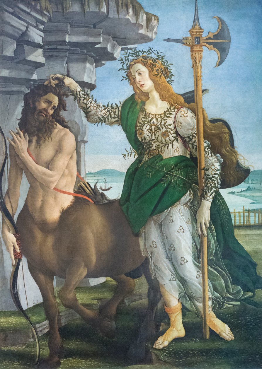 Pallade e il centauro da Sandro Botticelli