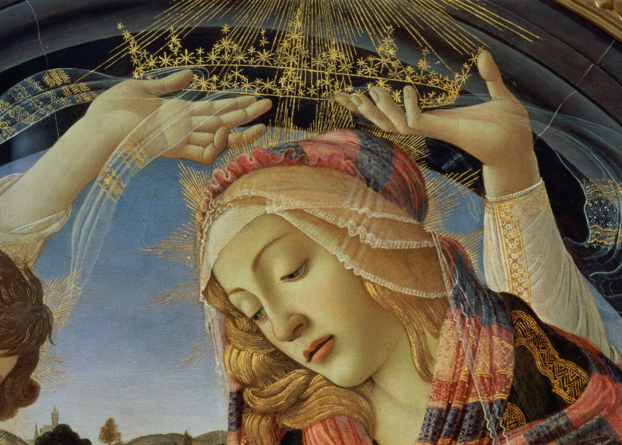 La Madonna del Magnificat (dettaglio) da Sandro Botticelli